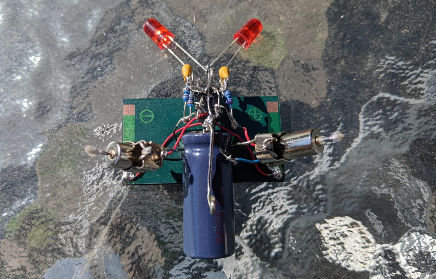 FRED photopopper upside-down.